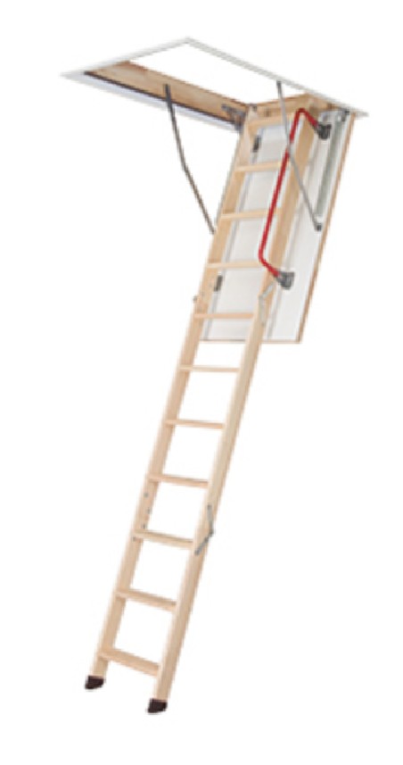 Escalier  escamotable avec échelle en bois LWZ PLUS