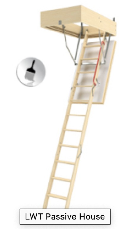 Escalier escamotable avec échelle en bois LWT PH