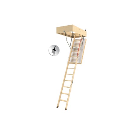 Escalier escamotable avec échelle en bois LWT