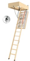 Escalier escamotable avec échelle en bois LWT