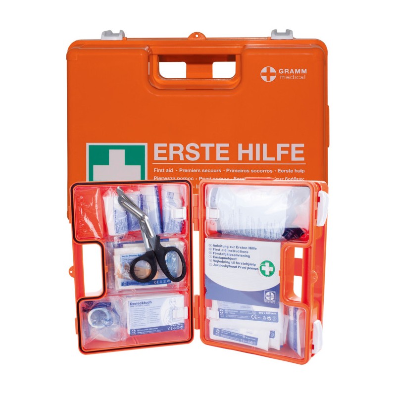 Trousse de premiers secours pour chantier et atelier DIN 13157